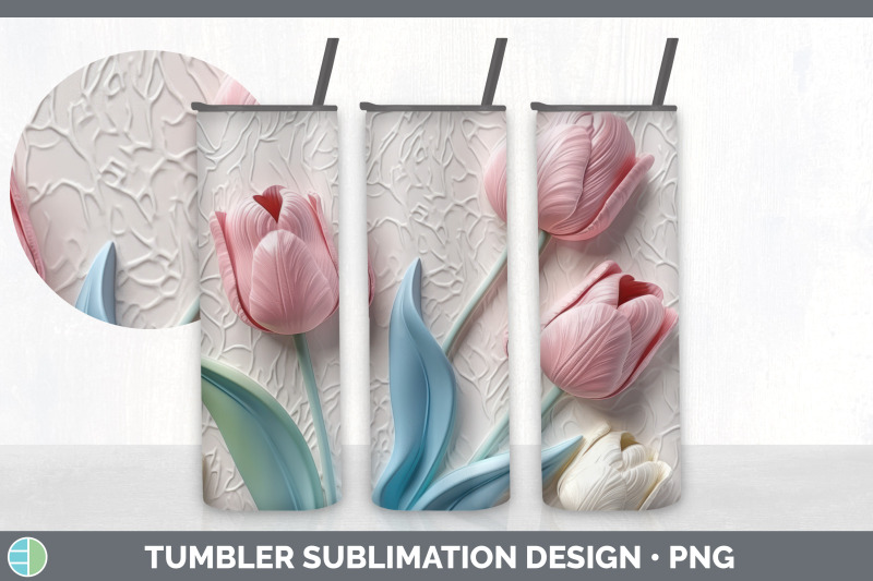 3d-tulip-flowers-tumbler-sublimation-20-oz-skinny-tumbler-design
