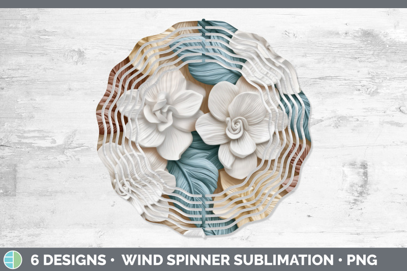 3d-gardenia-flowers-wind-spinner-sublimation-spinner-design