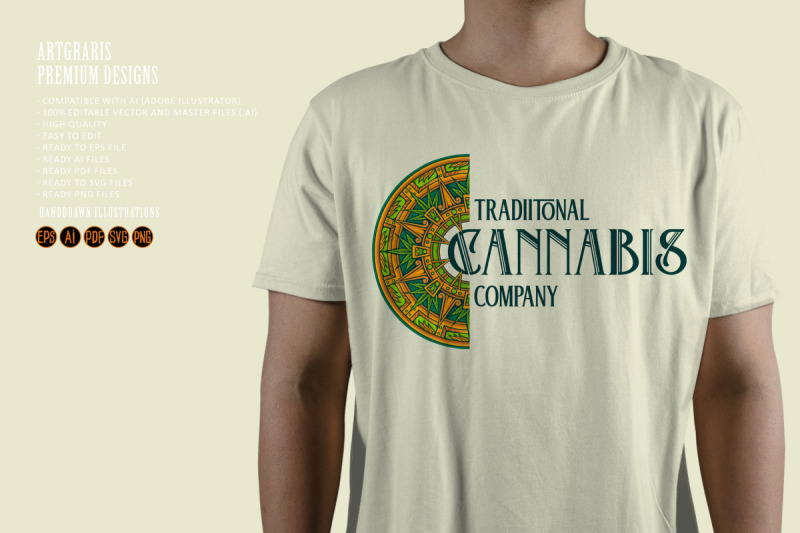 ornamental-mandala-harmony-beauty-cannabis-logo