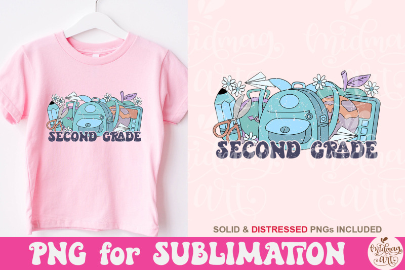 retro-second-grade-png-back-to-school-sublimation