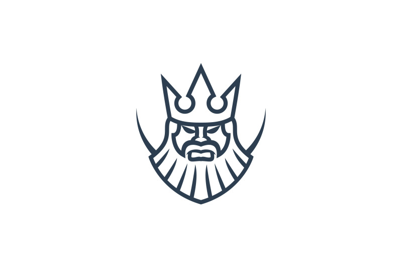 king-lineart-vector-template-logo-design