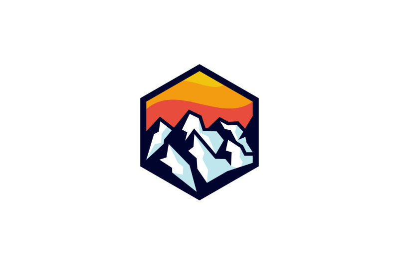 mountains-vector-template-logo-design