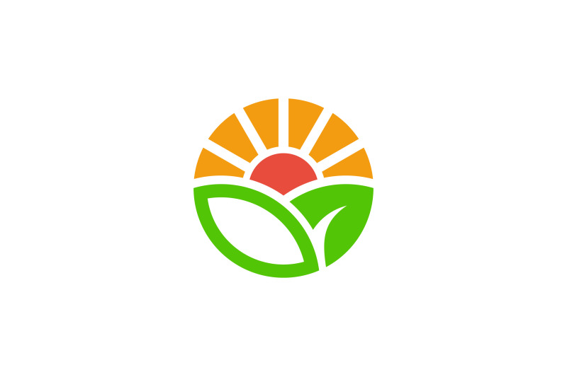 sun-nature-or-leaf-vector-template-logo-design