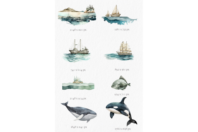 cute-ocean-watercolor-clipart-png