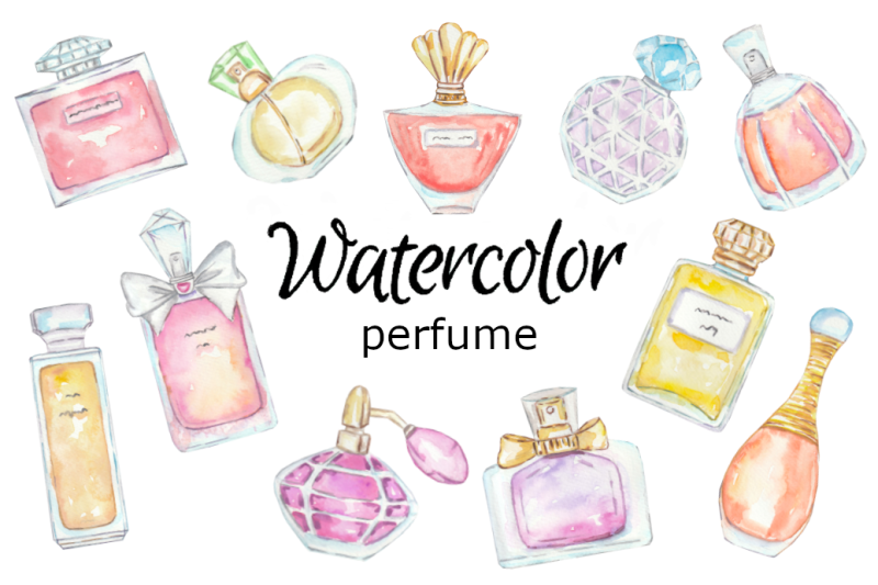 perfume-watercolor-clipart