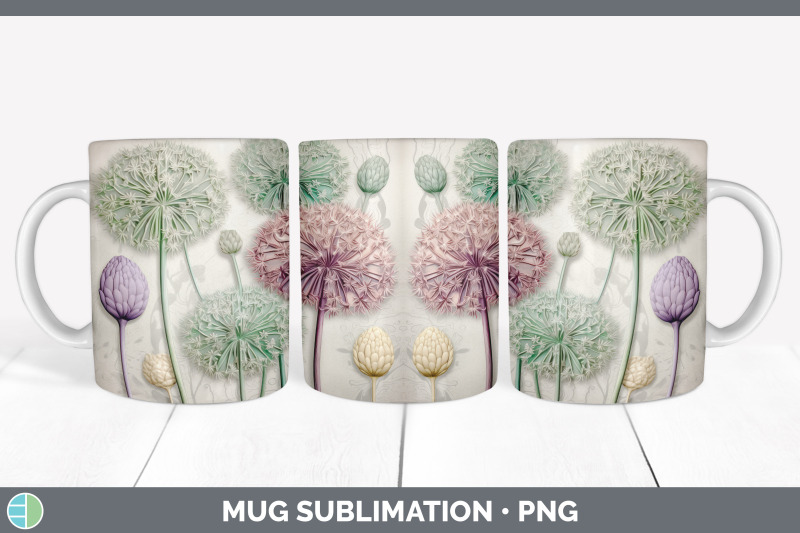 3d-allium-flowers-mug-wrap-sublimation-coffee-cup-design