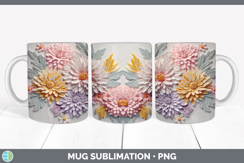 3d-aster-flowers-mug-wrap-sublimation-coffee-cup-design