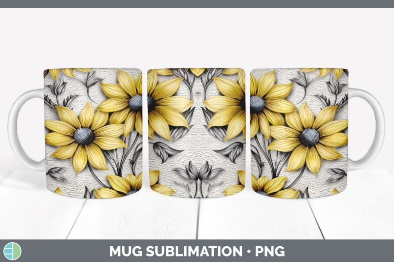 3d-black-eyed-susan-flowers-mug-wrap-sublimation-coffee-cup-design