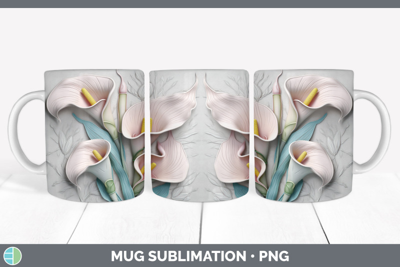 3d-calla-lily-flowers-mug-wrap-sublimation-coffee-cup-design