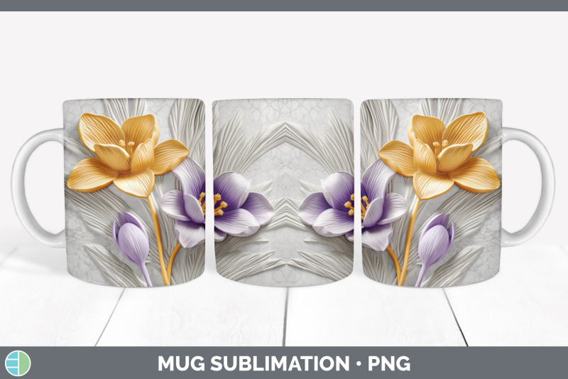 3d-crocus-flowers-mug-wrap-sublimation-coffee-cup-design