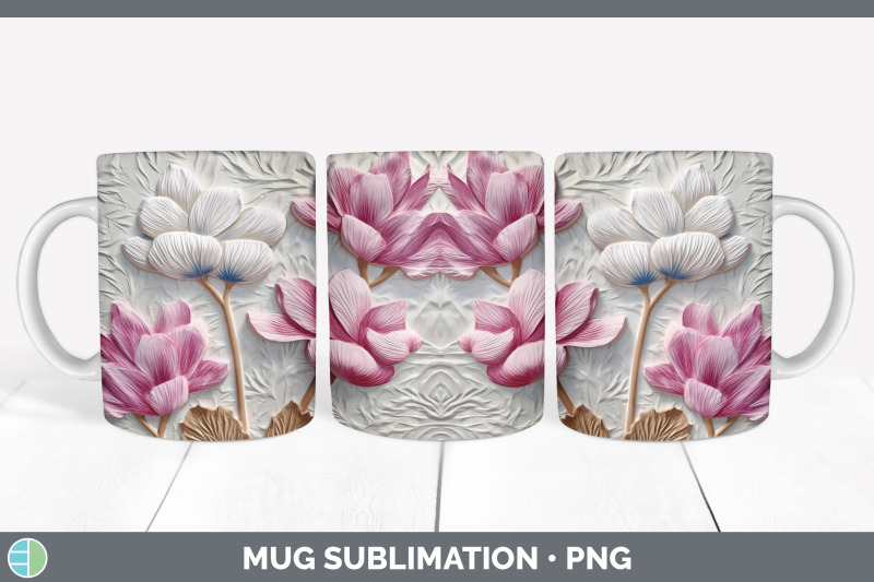 3d-cyclamen-flowers-mug-wrap-sublimation-coffee-cup-design