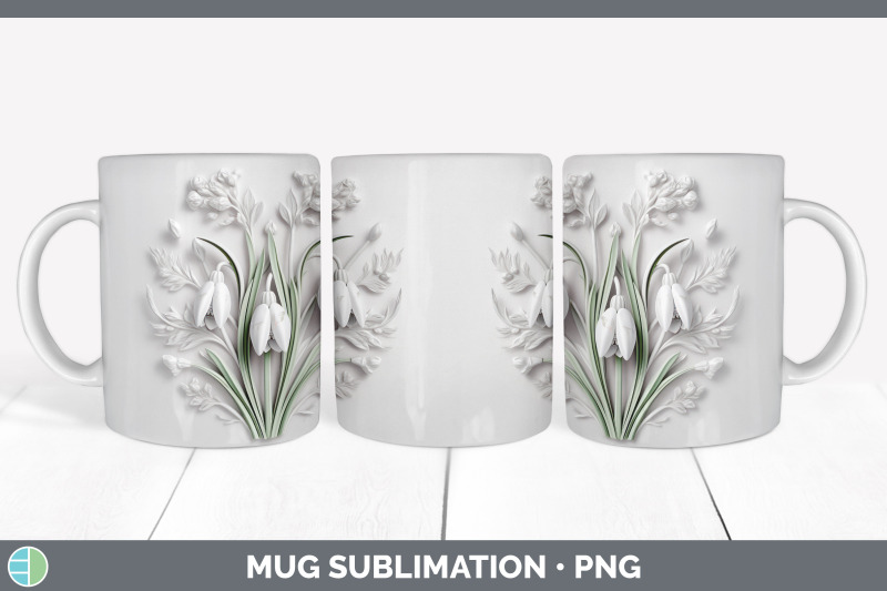 3d-snowdrop-flowers-mug-wrap-sublimation-coffee-cup-design