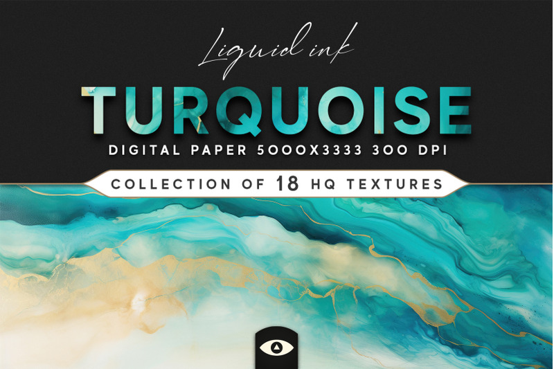 liquid-ink-turquoise-texture-pack