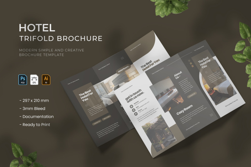 hotel-trifold-brochure