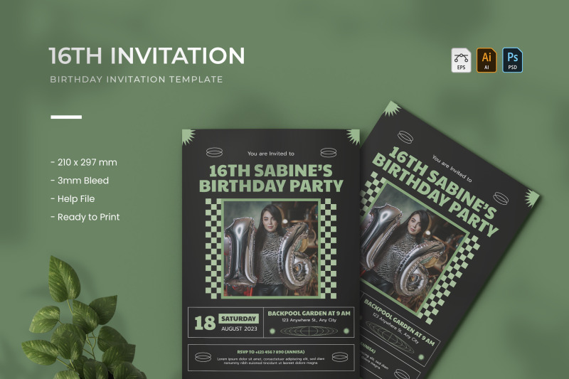 16th-birthday-birthday-invitation