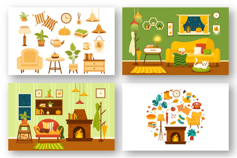 13-autumn-home-decor-illustration