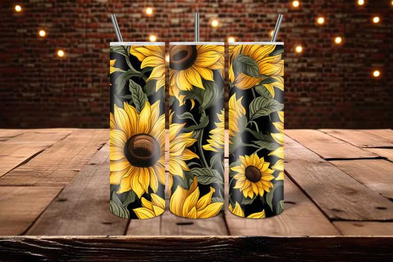 meadow-sunflowers-digital-paper-backgrounds