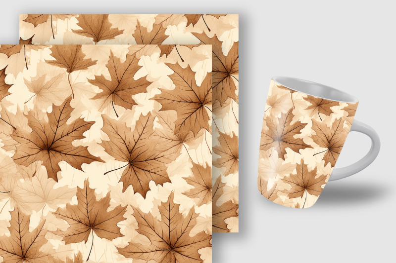 vintage-fall-foliage-nbsp-digital-paper-backgrounds