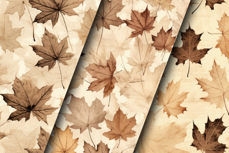 vintage-fall-foliage-nbsp-digital-paper-backgrounds