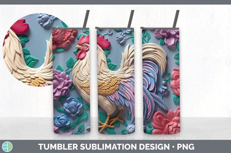 3d-chicken-tumbler-sublimation-20-oz-skinny-tumbler-design