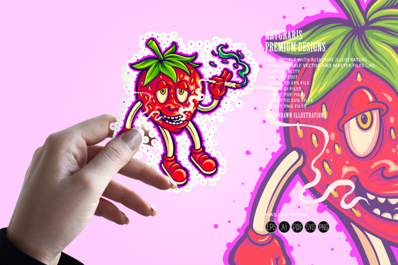 strawberry-punchlines-funny-weed-strain-endless-laugh