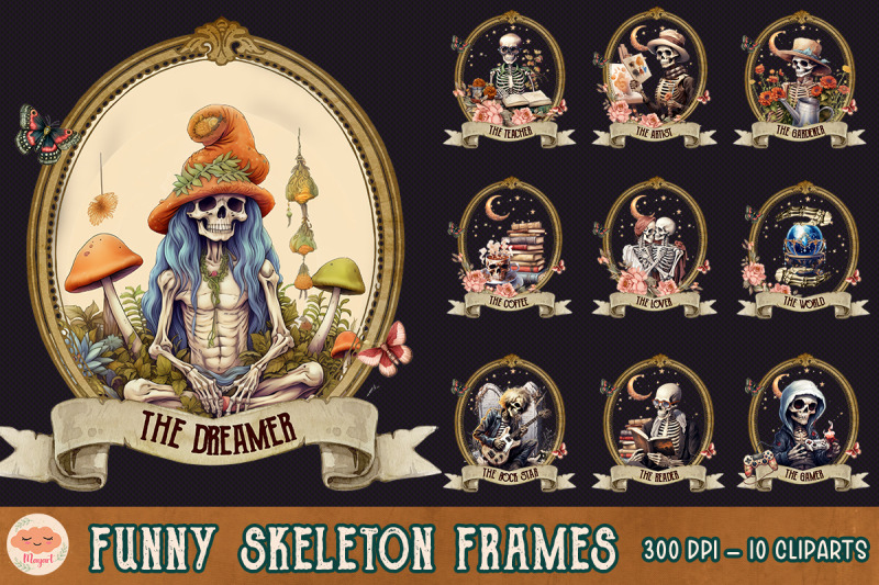 funny-skeleton-frames-bundle