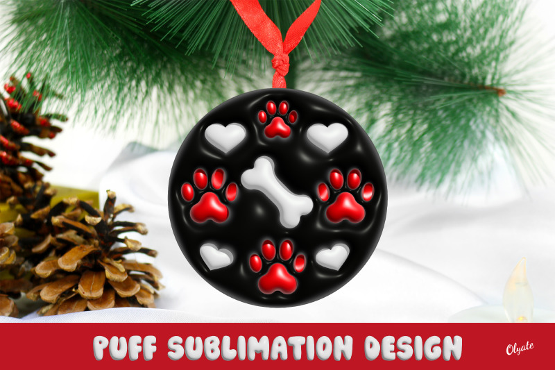 3d-inflated-ornament-dog-christmas-ornament-png