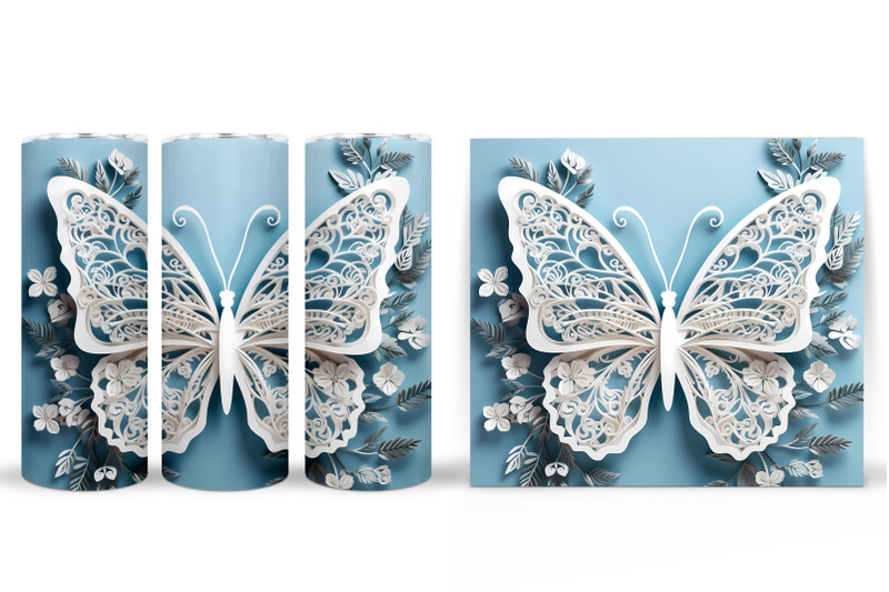 3d-paper-butterfly-tumbler-sublimation