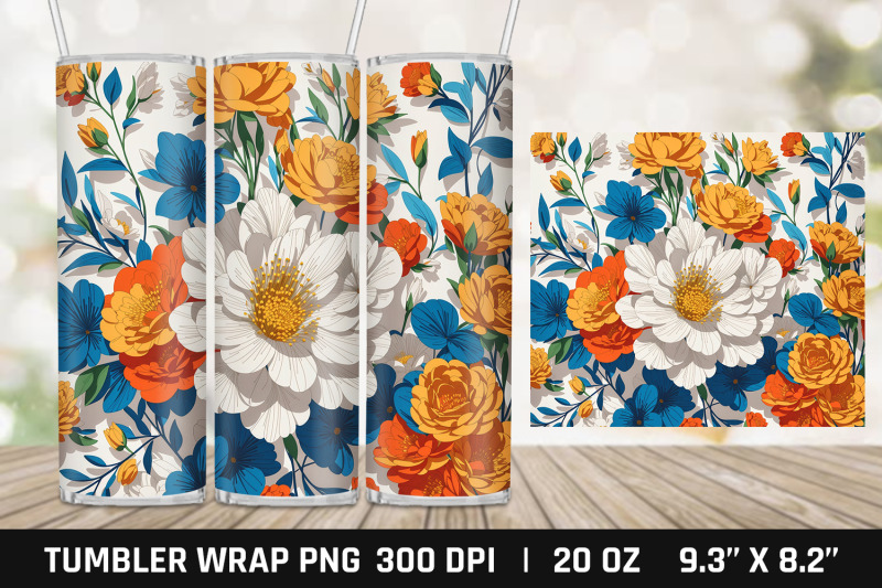 flower-skinny-tumbler-sublimation-design