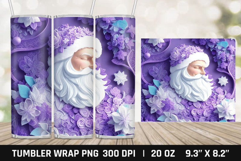 3d-santa-tumbler-sublimation-png-christmas-tumbler-wrap-sublimation