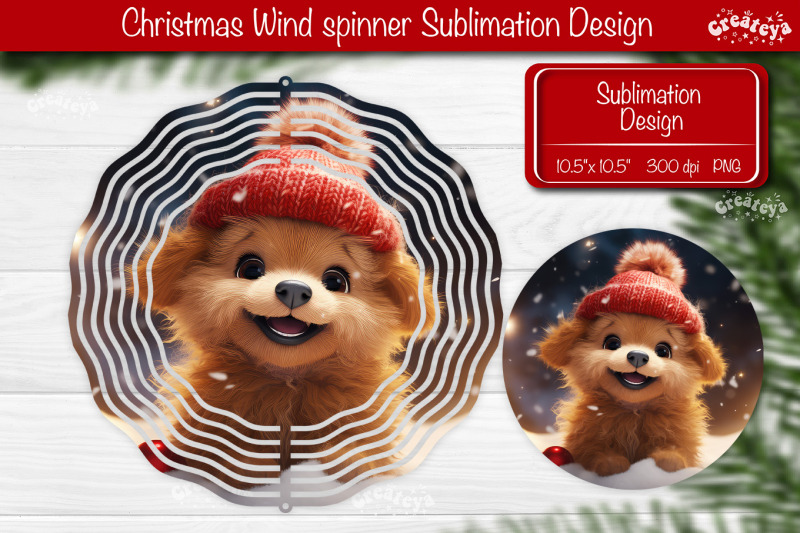 christmas-wind-spinner-baby-animals-puppy-sublimation-designs-png