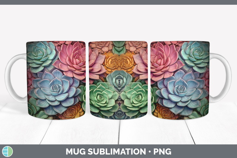 3d-succulents-mug-wrap-sublimation-coffee-cup-design