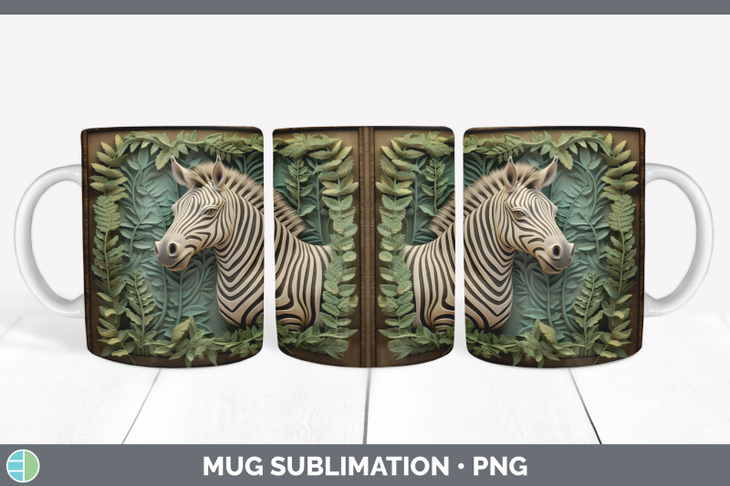 3d-zebra-mug-wrap-sublimation-coffee-cup-design