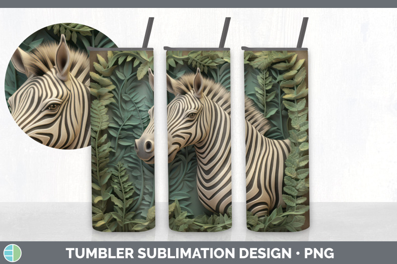 3d-zebra-tumbler-sublimation-20-oz-skinny-tumbler-design