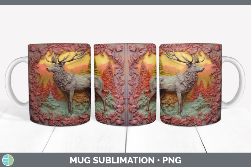 3d-elk-mug-wrap-sublimation-coffee-cup-design