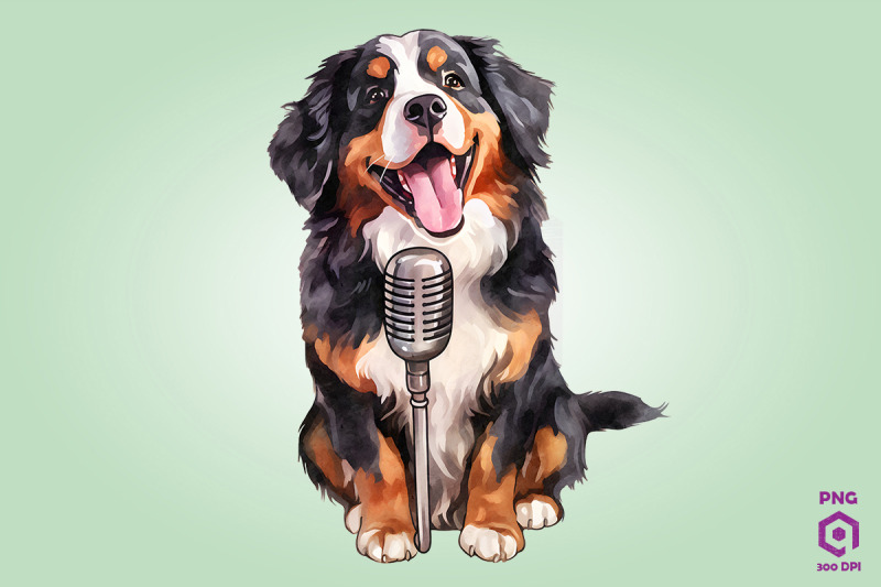 singer-bernese-mountain-dog-clipart