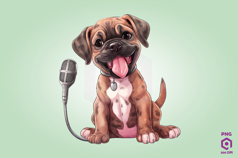 singer-boxer-dog-clipart