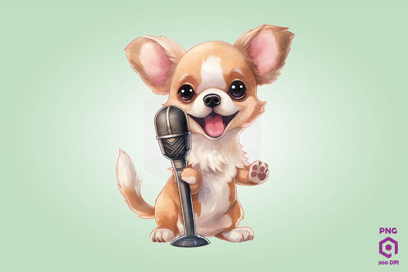 singer-chihuahua-dog-clipart