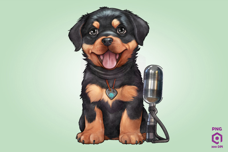 singer-rottweiler-dog-clipart