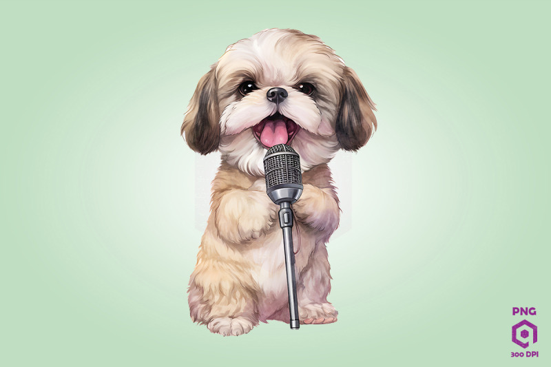 singer-shih-tzu-dog-clipart