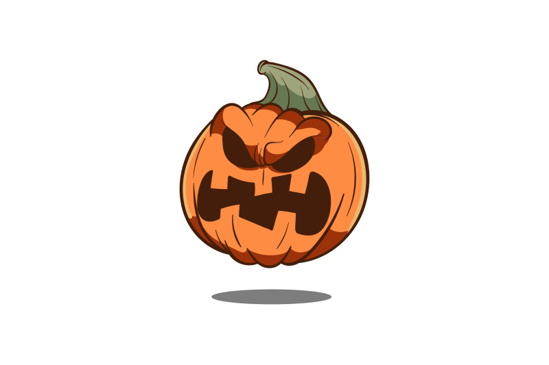 angry-pumpkin-vector-template-logo-design