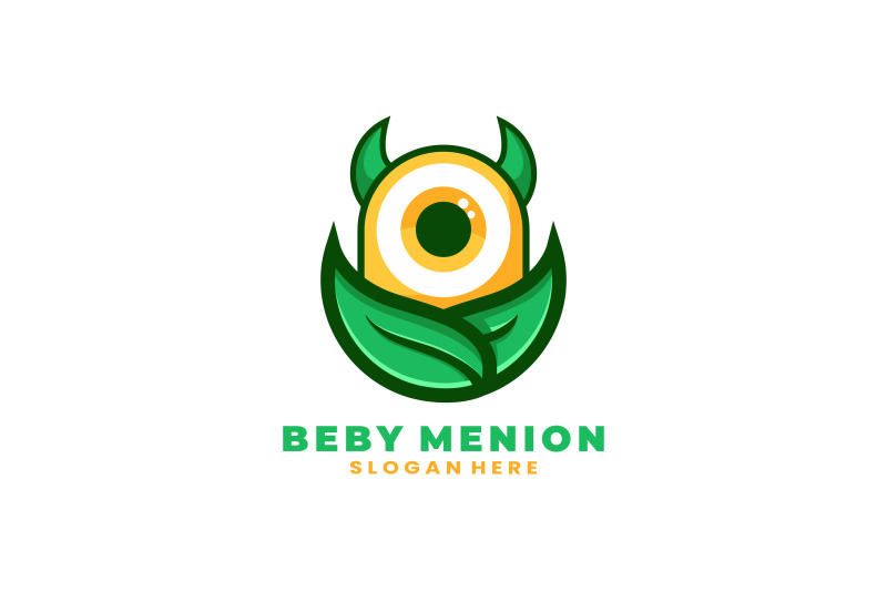 cute-baby-menion-vector-template-logo-design