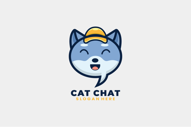 cute-cat-head-vector-template-logo-design