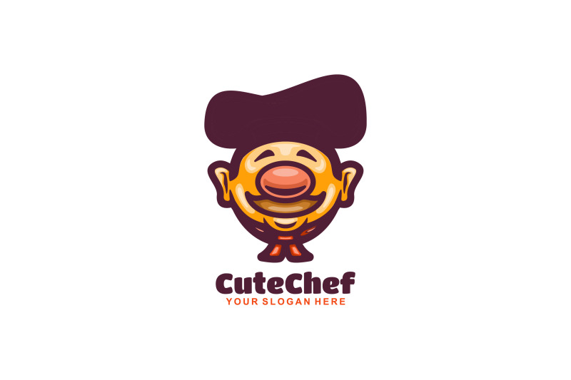 cute-chef-vector-template-logo-design