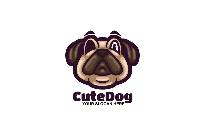 cute-dog-face-vector-template-logo-design