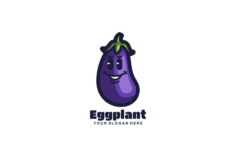 cute-eggplant-face-vector-template-logo-design