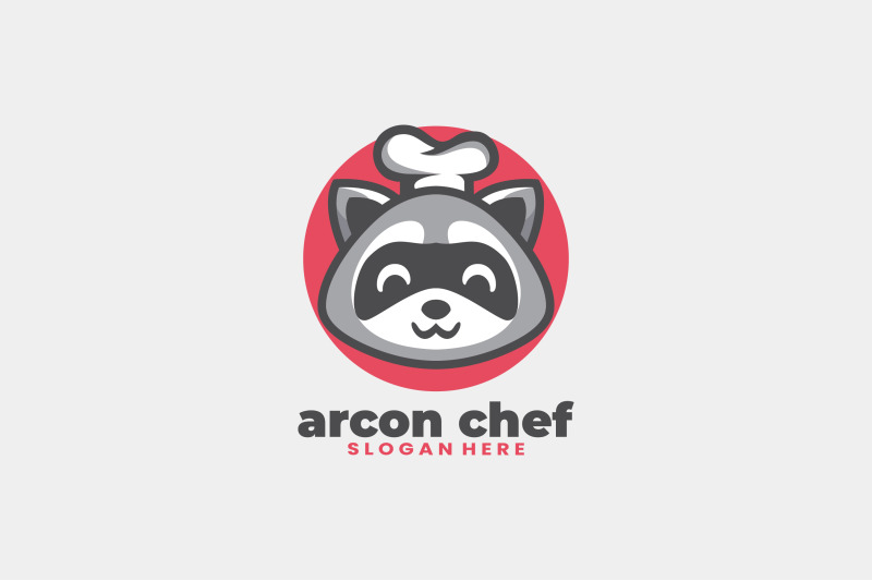 cute-racoon-chef-vector-template-logo-design