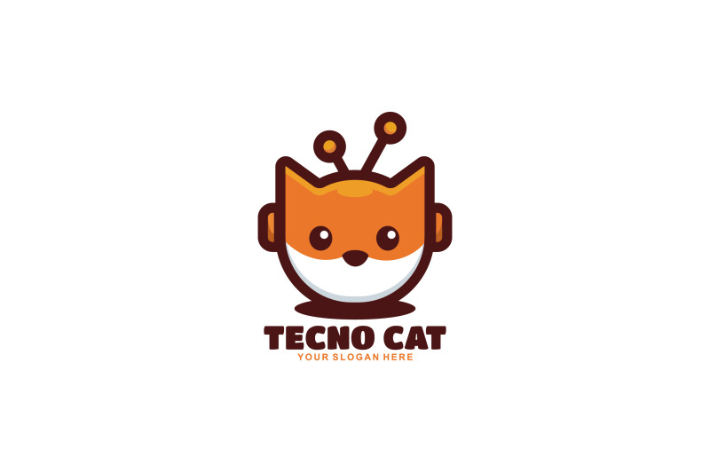 cute-technical-cat-face-vector-template-logo-design