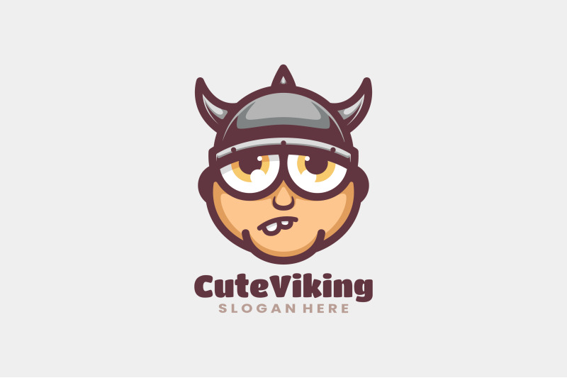 cute-viking-head-vector-template-logo-design