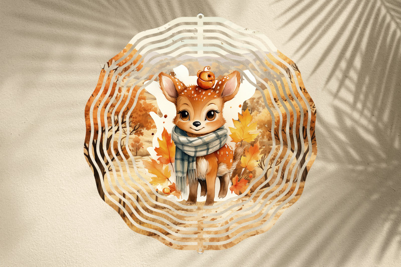 fall-deer-wind-spinner-sublimation-autumn-wind-spinner